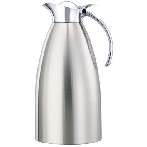 Marquette Series Carafe, 2 liter, vacuum insulated, flip top lid, dishwasher safe