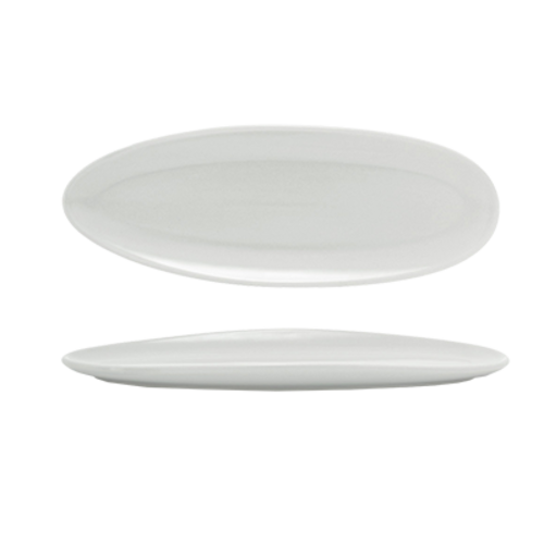 Tides Slim Plate 11-1/2'' x 5'' oval