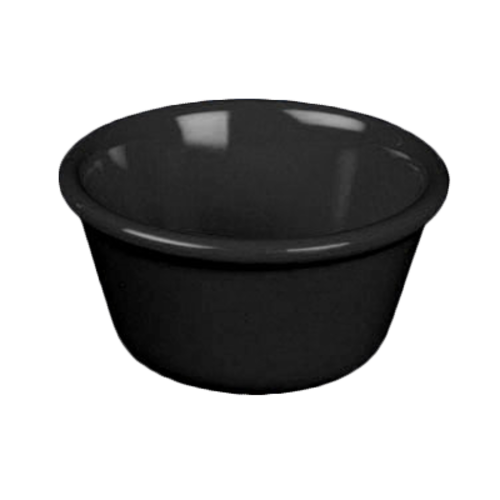 3 OZ, 3 1/8'' SMOOTH RAMEKIN, BLACK