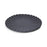 (PE1617N-000) Plate, 6-3/4'' dia. x 3/4''H, round, ceramic, dark metal finish, Pekoe