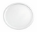 Tray, 12-1/4'' dia. x 1-1/4''H, small, round, stackable, dishwasher safe, melamine, white, Pure, APS Germany