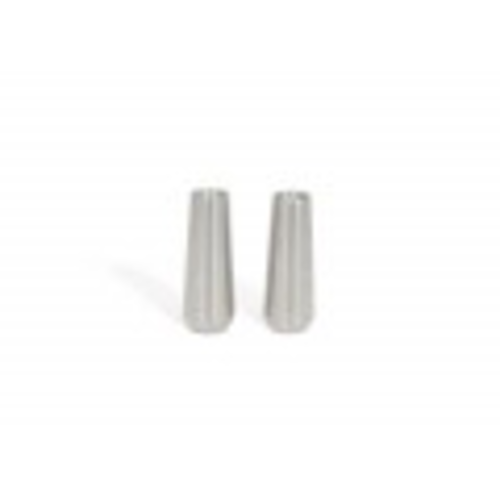 Bevel Salt and Pepper Set, Bevel, silver brushed stainless steel