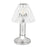 Vintage Charm Paige Lamp, 9-15/16''H x 4-3/8'' dia., chrome base with Adeline shade