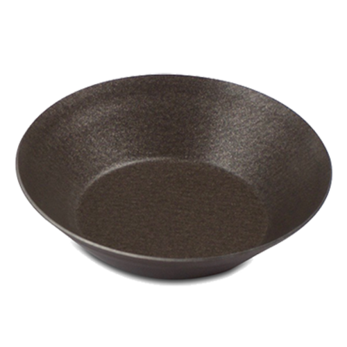 Tartlette, 2'' dia. x 1/2''H, round, plain, non-stick, tinned steel, black