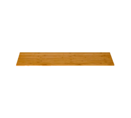 Display Platter, 33-1/2''L x 7-4/5''W, rectangular, narrow, bamboo, natural finish