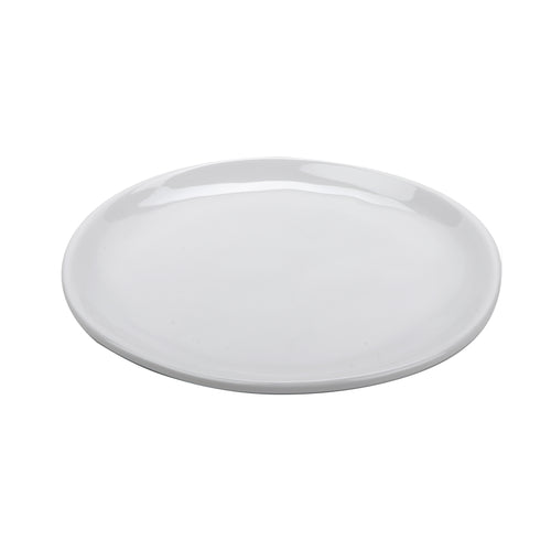 7'' Irregular Round Melamine Coupe Plate, G.E.T., Arctic Mill