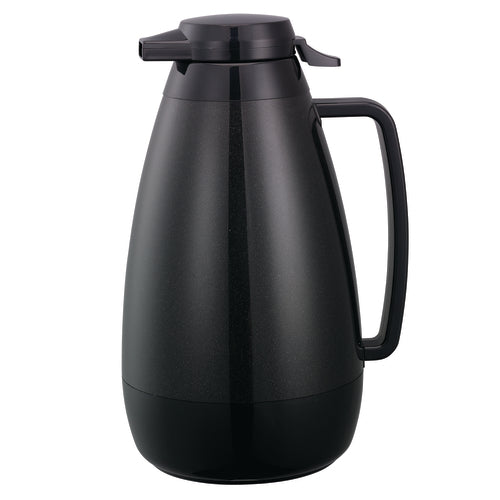 Thermo-Serv Push-Button Server, 2 liter (67.6 oz.), retention: 2-3 hours, smooth body, black