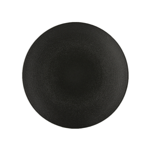 Dinner Plate, 10-1/4'' dia. x 1-1/4''H, round, flat, coupe, oven, microwave, freezer & dishwasher safe, porcelain, cast iron style, Equinoxe