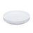 Hudson Plate, 8-1/4'' dia. x 1''H, round, low rim, melamine, white