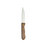 Walco Steak Knife, 5'' stainless steel blade, pointed tip, jumbo wood handle