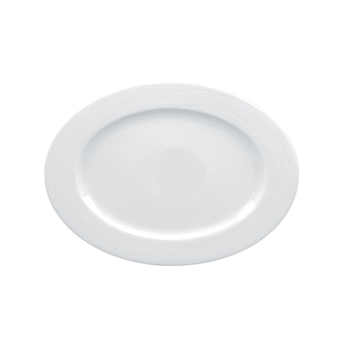 Helm Plate, 11'' x 7-7/8'', oval, fridge/freezer/oven/microwave/dishwasher safe, Polaris porcelain