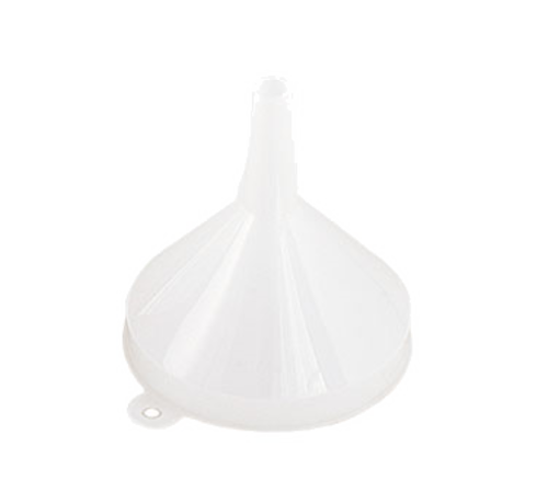 Funnel, 8 oz., 4-1/8'' dia., one-piece, seamless, polyethylene