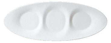 (old #40003490) ELLIPTICA PLATE OVAL DIVIDED 15''