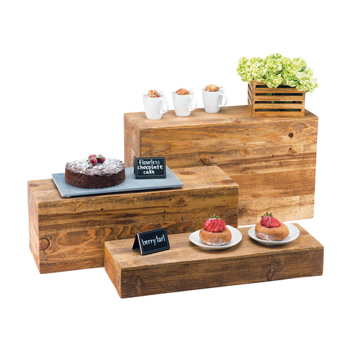 Madera Display Crate/Riser  20-1/2''W x 7''D x 7''H