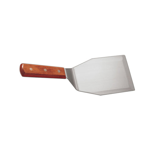 Hamburger/pizza Turner/server 4'' X 6'' Stainless Blade Wood Handle