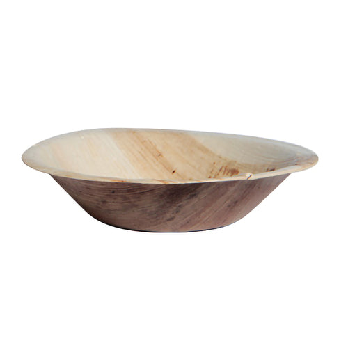 Areca Bowl/Plate, 6 oz., 4.7'' dia. x 1''H, mini, round