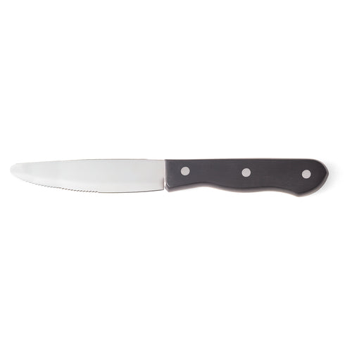 WOOD STEAK KNIFE ROUND TIP