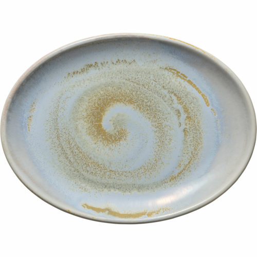 Platter, 10.0''L x 7.5''W x 1.02''H, oval, coupe, porcelain, Breeze, Heart & Soul, Perfect Match