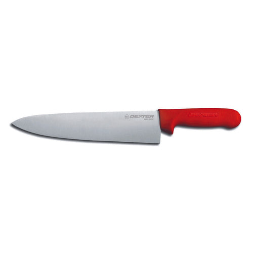 10'' cooks knife, red handle