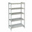 Camshelving Premium Starter Unit, 21''W x 60''L x 84''H, 5-tier, withstands temperature -36F