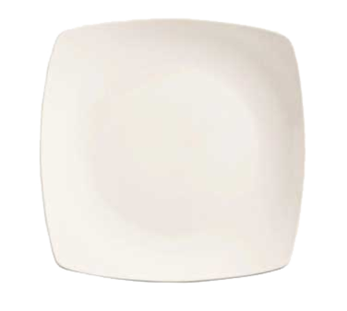 PORCELANA PLATE 8'' SQ BRIGHT WHITE