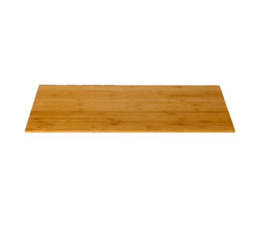 Display Surface, 33-1/2'' x 14'', rectangular, wide, bamboo, natural finish