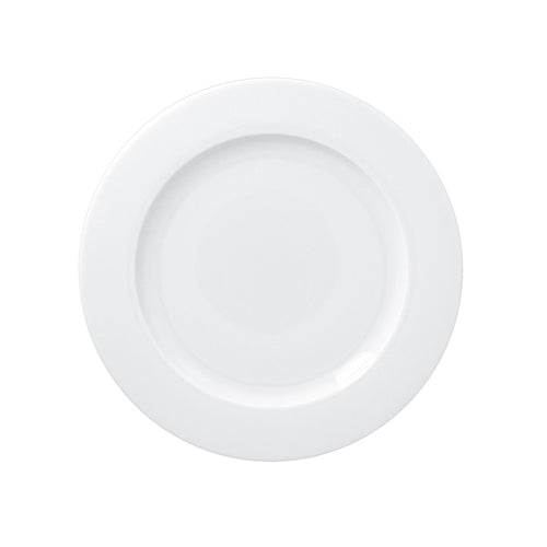 Access Plate, 8-1/4'' dia., round, flat, wide rimmed, reinforced edges, Polaris porcelain, white