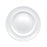 Soul Plate, 12-1/5'' dia., round, flat,  Polaris porcelain, white