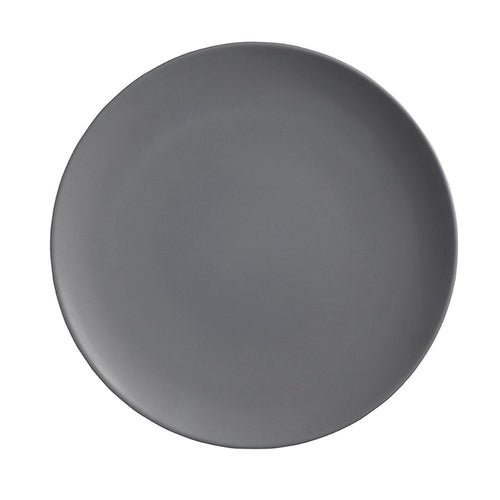 COUPE PLATE, MEL, RD, GREY , MATTE, 11-1/2''L