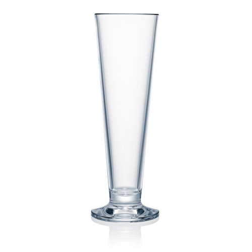 Strahl Design Footed Pilsner, 14-3/4 oz., 9-1/4'' x 3-1/4'', shatter proof, hand finished