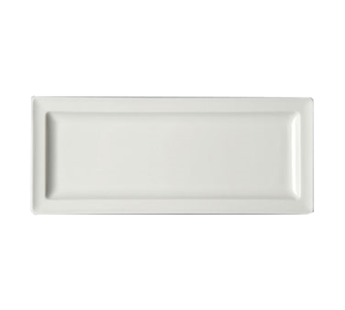 Classic Gourmet Plate 11-3/7'' x 4-5/7'' rectangular