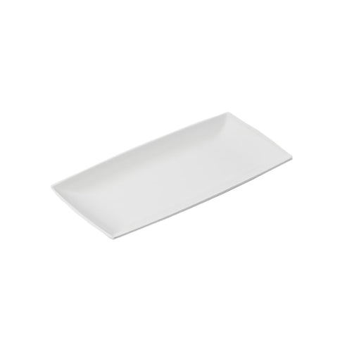 Endurance Serving Tray, 13-7/8''L x 6-1/2''W x 7/8''H, rectangular, break-resistant, melamine, white