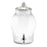 Beverage Dispenser, 2 gallon, decorative glass