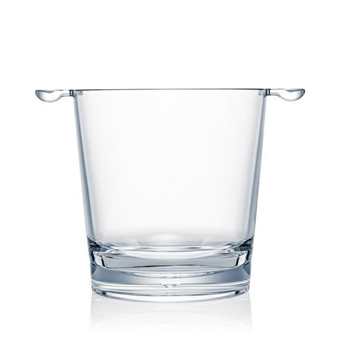 Strahl Design Ice Bucket, 2-1/2 qt. 9'' x 6-5/8'', shatter proof, hand finished, polycarbonate, clear