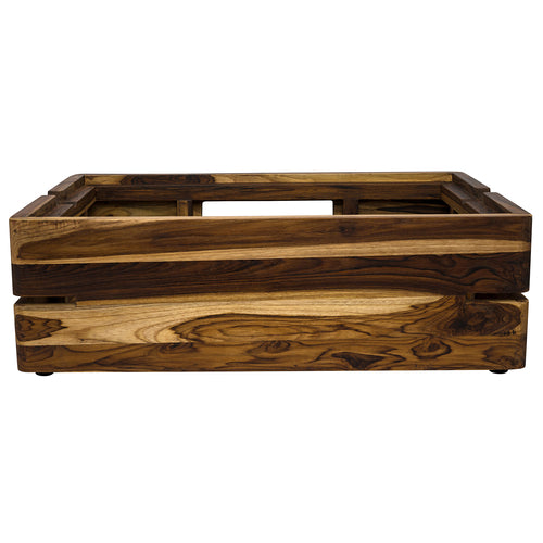 Fusion Buffet Riser, 23.0''W x 15.0''D x 7.25''H, Wood, Brown, DW Haber, Fusion