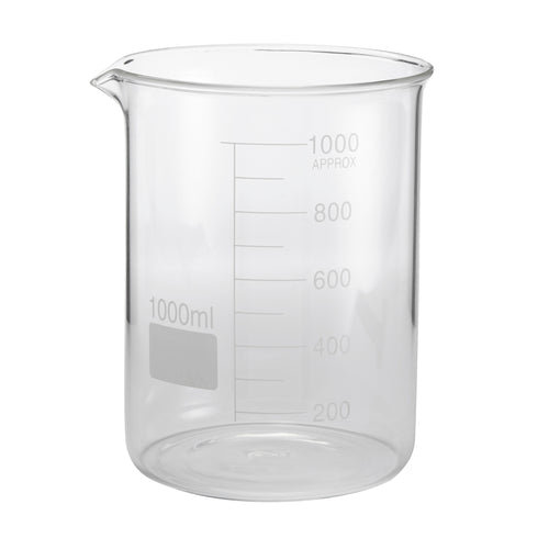 Chemistry Beaker 34 oz. 4-1/4'' dia. x 5-1/4''H