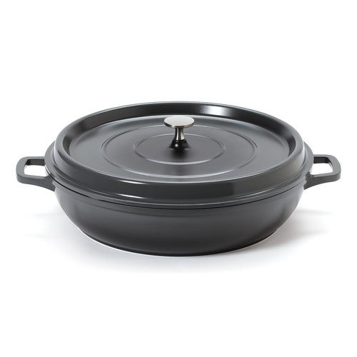 4.5 qt. Induction Ready Round Braiser / Paella w/ Lid