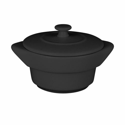 Chef's Fusion Cocotte Dish, 15-4/5 oz., 6-1/3'' dia., round, with lid, eared