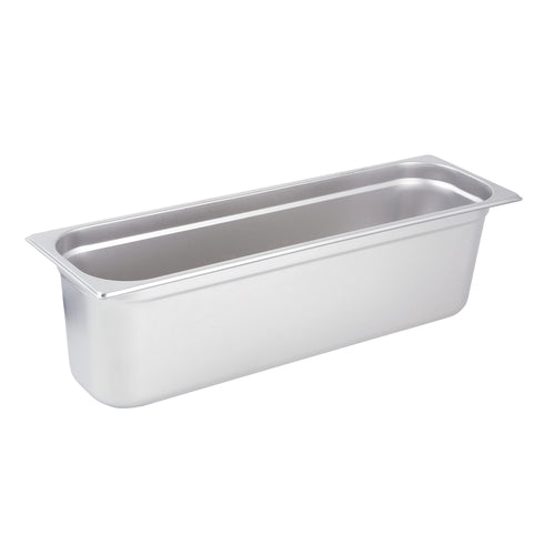 Steam Table Pan 1/2 size long 20-4/5'' x 6-3/8'' x 6'' deep 22 gauge