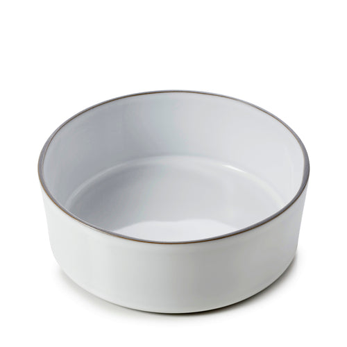 (CO2725N-234) Salad Bowl, 40-2/4 oz., 7-1/2'' dia. x 2-3/4''H, white cumulus, Caractere