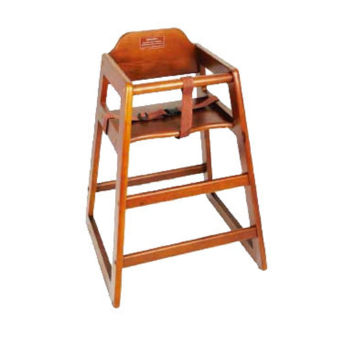 Hi-chair Stacking Rubberwood