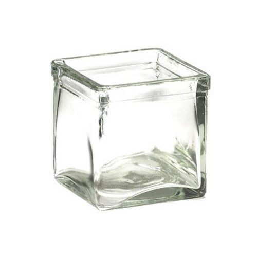 Storage Jar/Bin  4''W x 4''D x 4''H