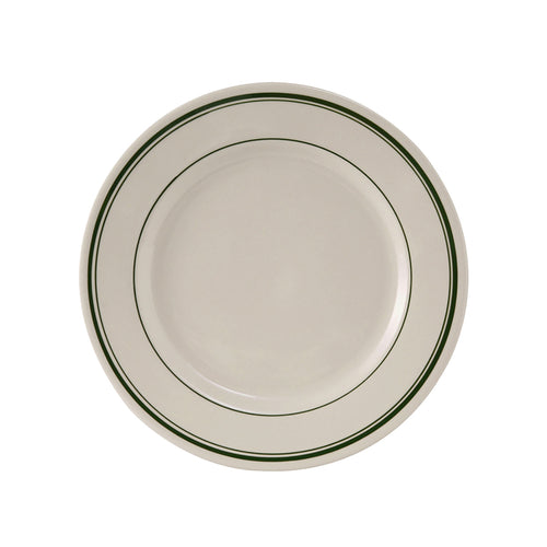 Plate, 7-1/8'' dia., round, wide rim, rolled edge, microwave & dishwasher safe, oven proof