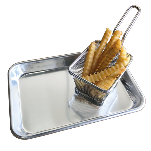 9'' x 6'' Rectangular Aluminum Serving Tray