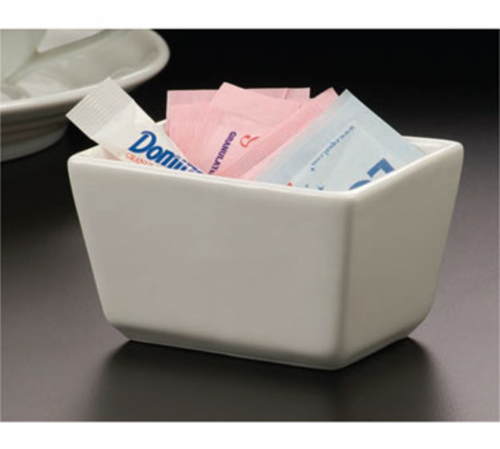 Sugar Packet Holder, 3-1/2''L x 2-1/2''W x 2''H, ceramic