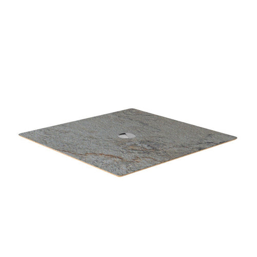 1X BHP 30 IN X 30 IN (76 CM X 76 CM) SQUARE TOP GREY SLATE CLIX