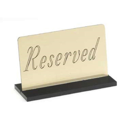 Reserved Message Holder  5''W x 3''H