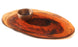 Platter, 24''L x 14''W x 1-1/2''H, wide oval, resin, tortoise, Kenny Mack, Wave