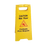 WET FLOOR CAUTION SIGN, YELLOW, 24'' H X 12'' W, PLASTICS