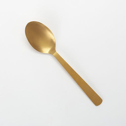 SOLID SPOON, VINTAGE GOLD, HM, 10''L